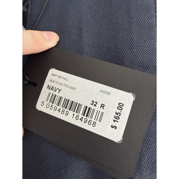 Ted Baker London Men’s Slim Fit Dress Trousers – Navy – 32W x 30L – NWT - Picture 3 of 11